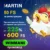 50 фриспинов за регистрацию в новом казино Martin